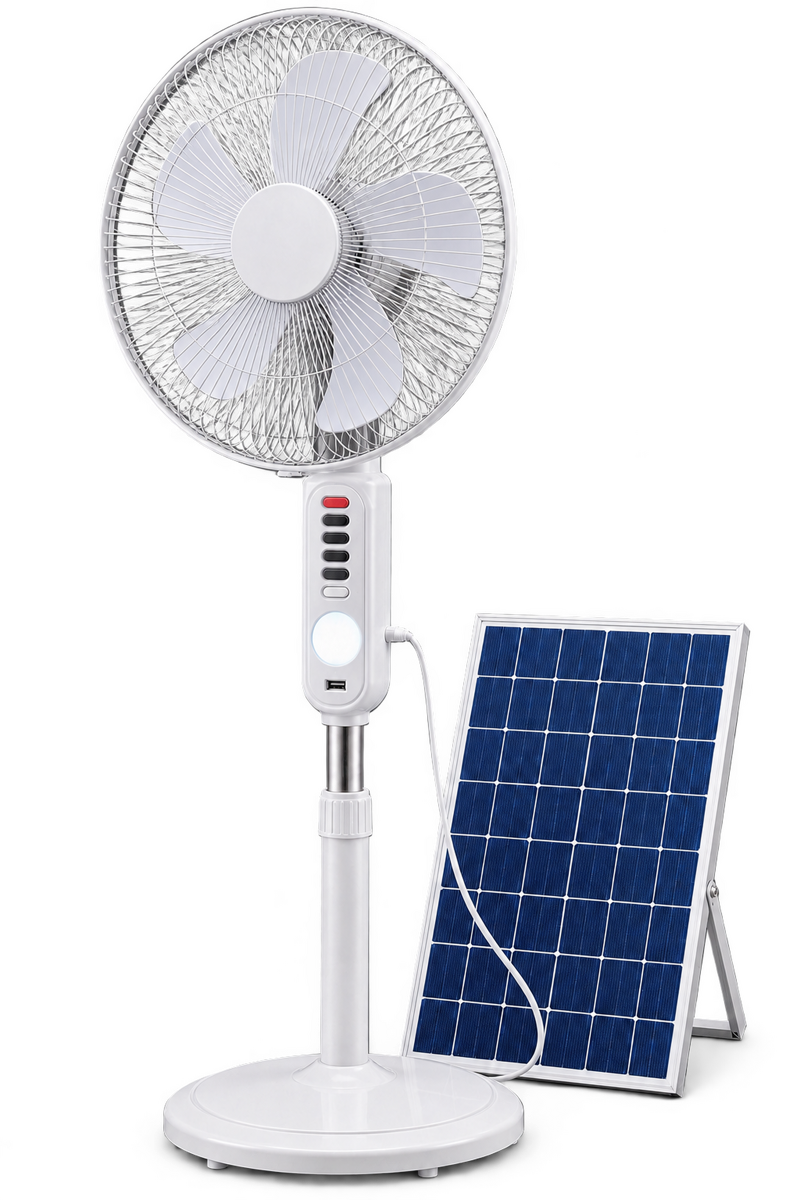 SOLARI 16-inch fan and included solar panel